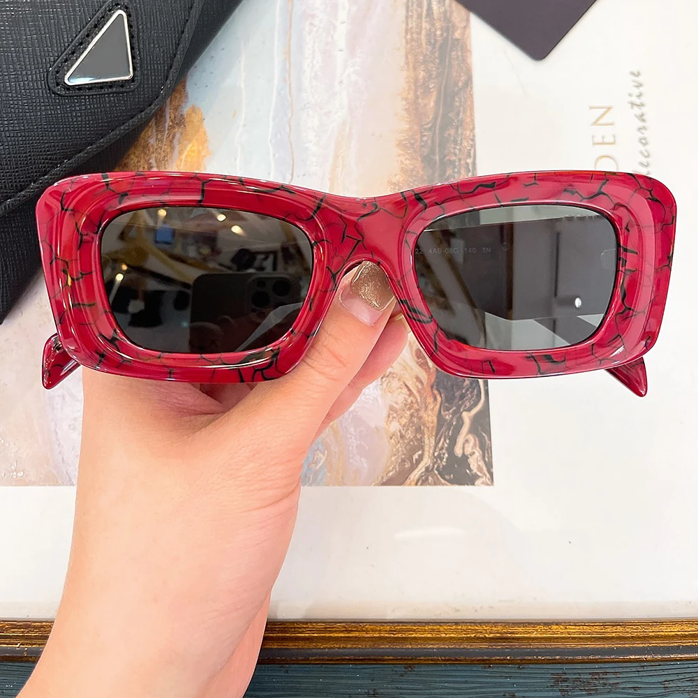 

Fashion City Ladies Optical Glasses Model13ZS Brand Vintage Thick Acetate Rectangle Frame Customized Uv400 Sunglasses Lenses