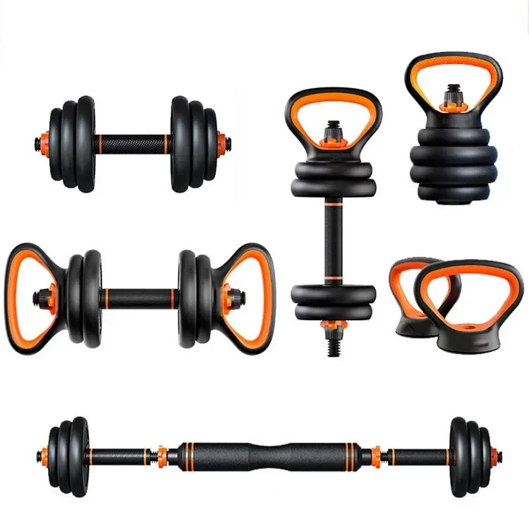 10-40kg aerobics weight lifting set kettlebell dumbbell barbell muscle strength training fitness equipment foam handle