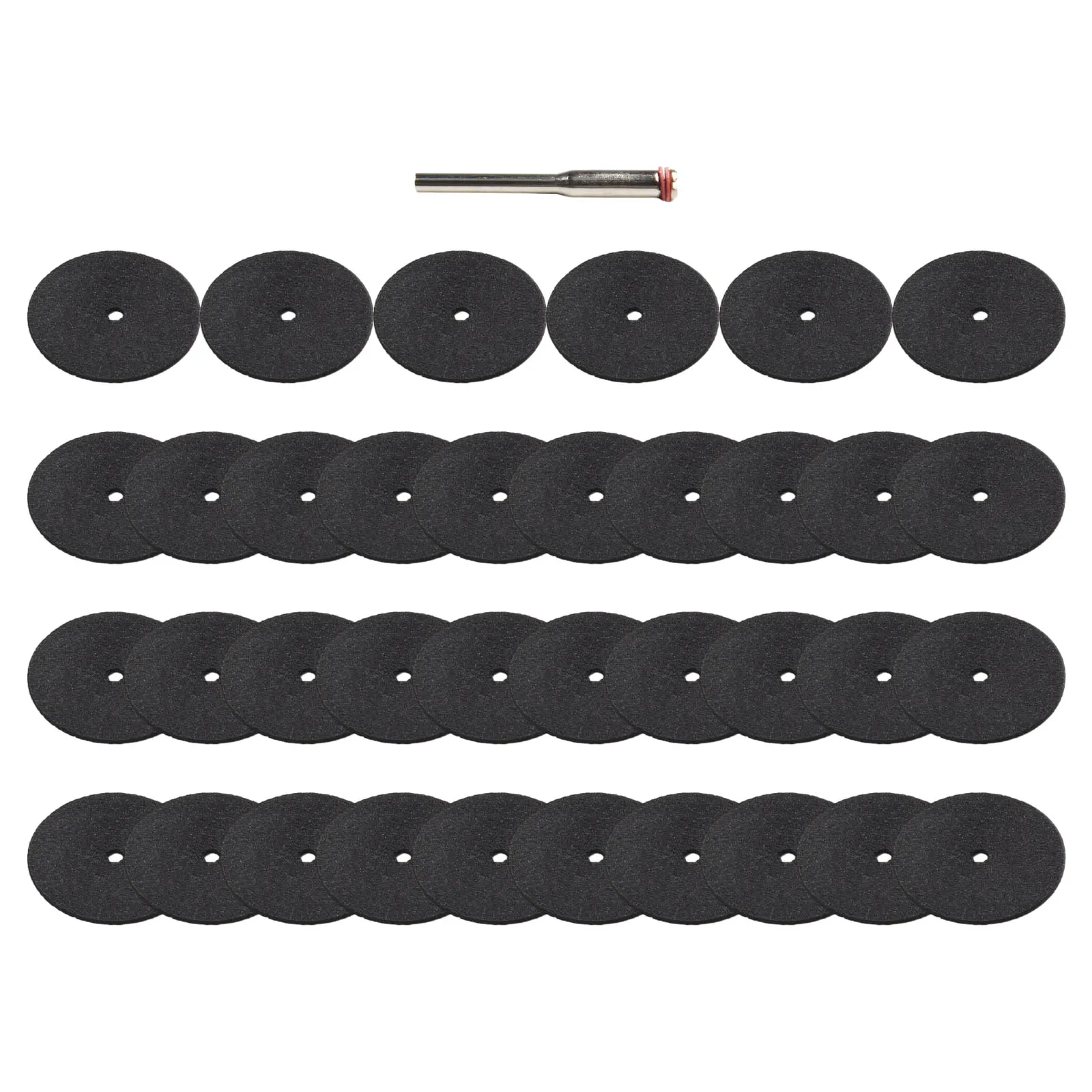 Set of 36 Resin Cutting Discs with 1 Connecting Rod 24mm Cutting Wheels for Electric Grinders and Various Applications