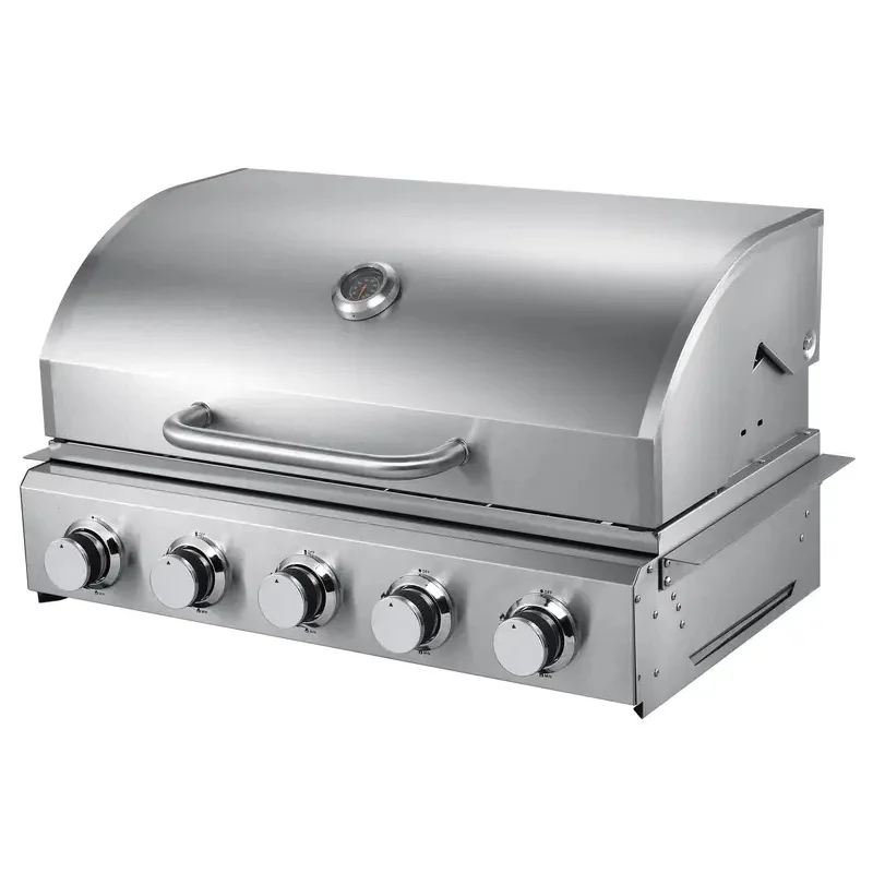 Outdoor 2 3 4 5 Burners Built In BBQ Wholesale Retail Low MOQ Customized Gas Stove Oven Barbecue Grill