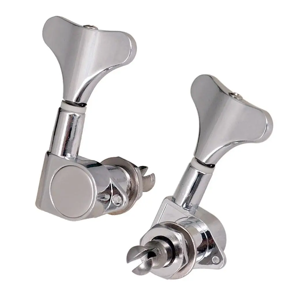 4pcs/set Enjoy Smooth Tuning Rustproof And Anti-corrosion Bass Tuners Stay In Tune Alloy Guitar