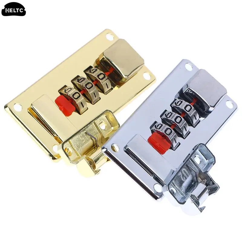 Password Lock Latch Silver Coded Lock Vintage Jewelry Wooden Box Gift Case Luggage Suitcase Chest Hardware For Toolbox TravelBag