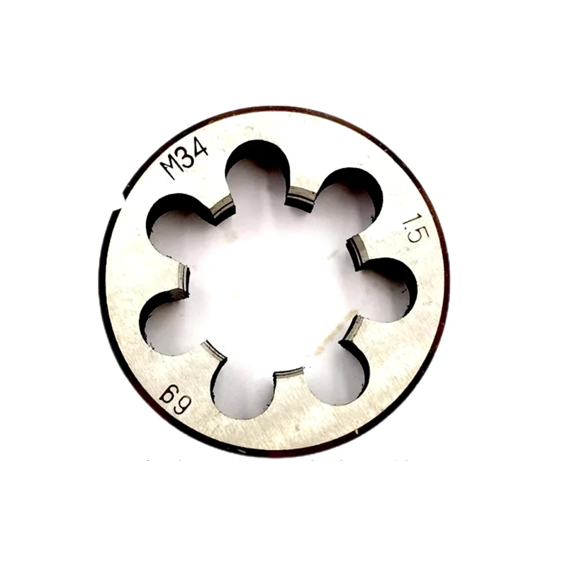 YRFL HSS 1PCS Metric Thread Right Left Round Die M31 M32 M34 M35 Screw Threading Dies manual external thread tapping and repair