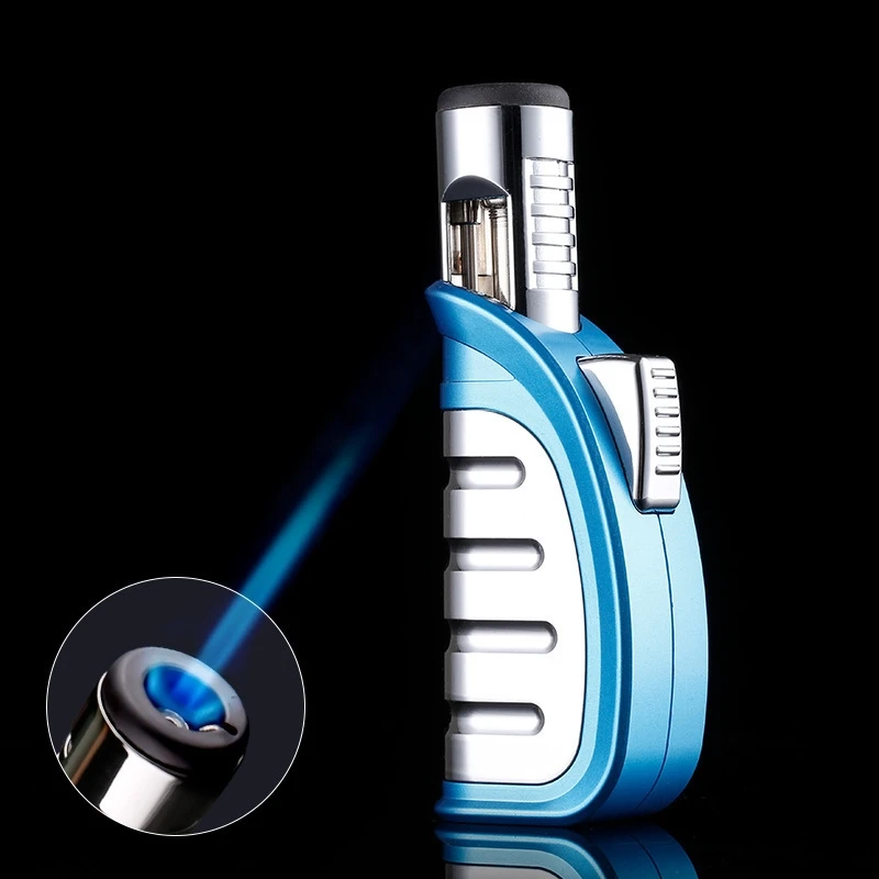 

JOBON-Windproof Torch Turbine Gas Lighter Spray Gun Jet Butane Inflated Pipe Cigar Lighter Household BBQ Welding Igniter New