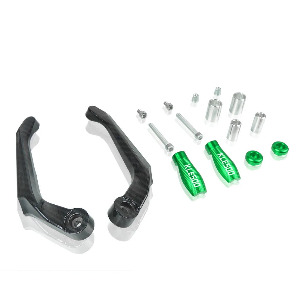 For KAWASAKI KLE500 KLE 500 1991 1992 1993 1994 1995-2004 2005 2006 2007 22mm Handlebar Grips Guard Brake Clutch Lever Protector