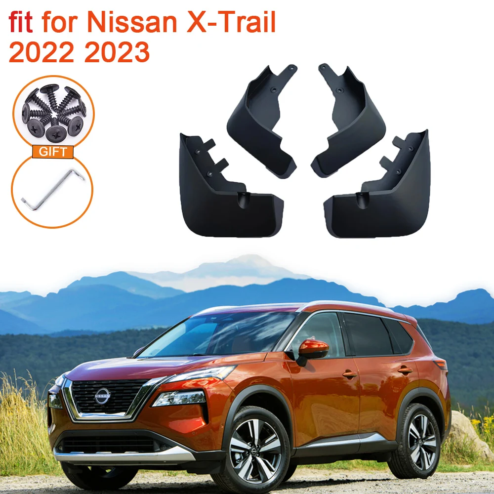 MudFlap for Nissan X-Trail XTrail X Trail T33 Rogue 2023 2022 Accessories Mudguards Splash Guard Front Rear Flare Fender Parts