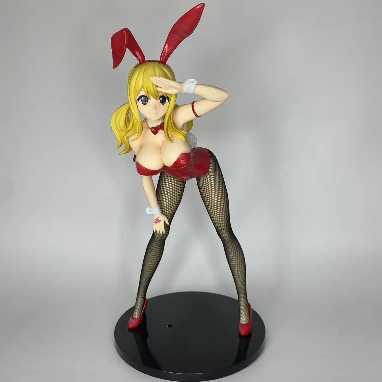 

FAIRY TAIL B-STYLE Lucy Heartfilia Erza Scarlet Bunny ver girl figure hard PVC Game Statue Anime Model Action Adult Doll toys gi