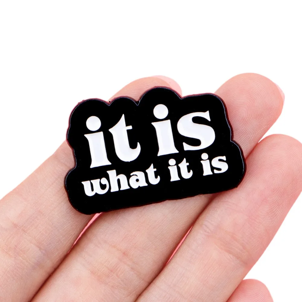 Sarcastic Quote Enamel Pin Gothic Ghost Crow Lapel Brooch Badge Text Phrase Pins for Backpack Jacket Clothes Bag DIY Decor Gift