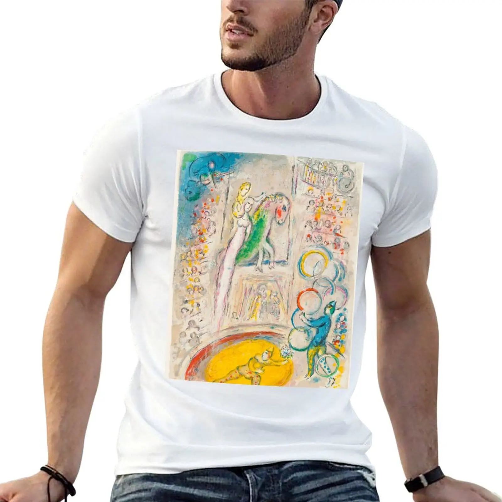 Marc Chagall - Le Cirque (1967) T-Shirt Breathable Mesh Panel T-Shirt