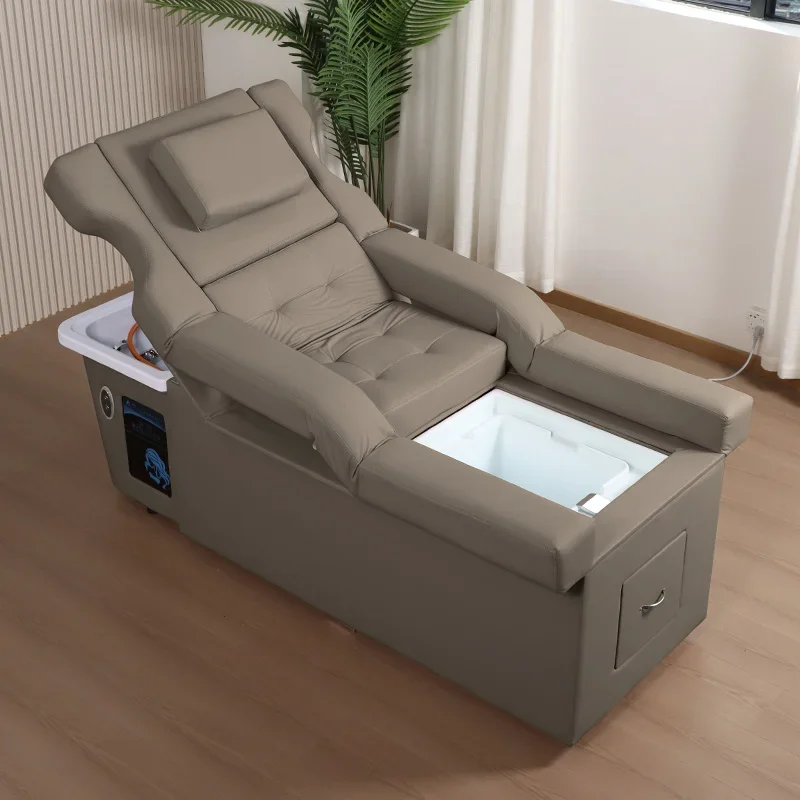 Japanese Head Spa Shampoo Bed Beauty Salon Furniture Spa Center Pedicure Chair Electric Back Lift Massage Table