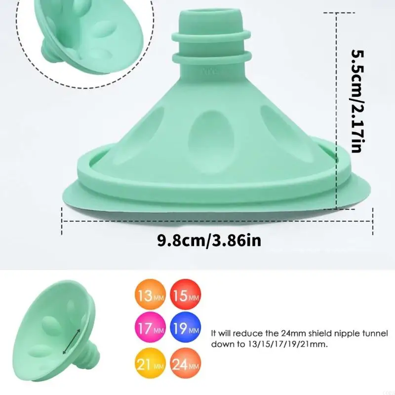 CORB Phụ kiện máy bơm điện CORB Thiết kế cánh hoa mềm Silicone Flange cho nhà