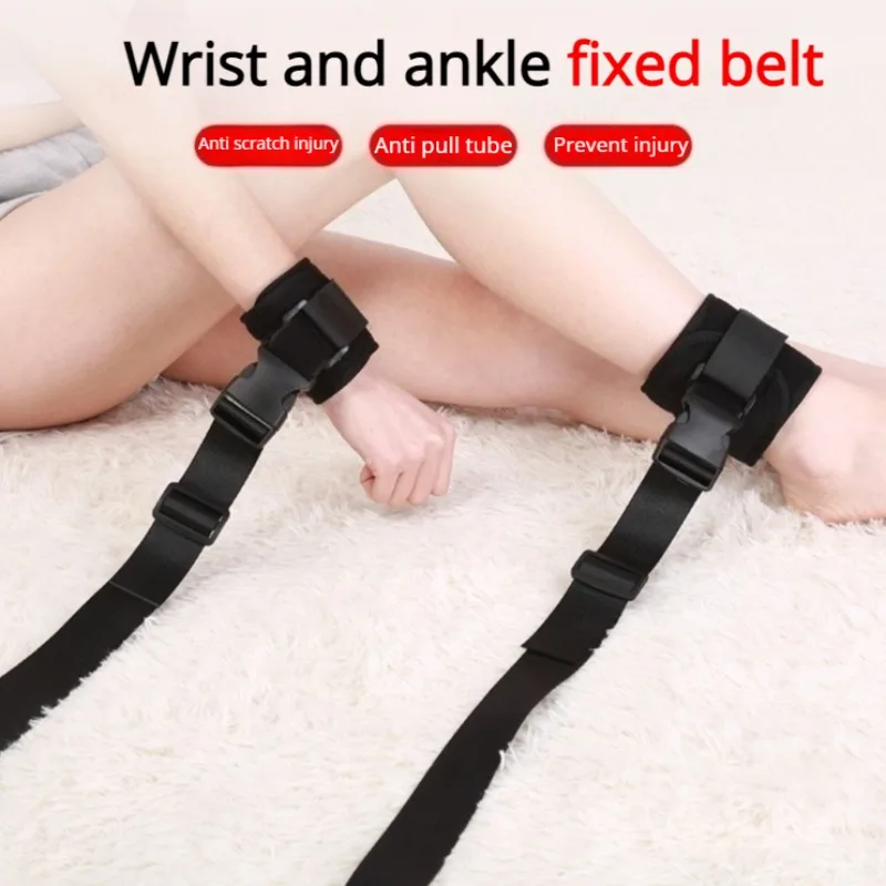 

Strengthen Buckle Wrist Strap Soft Comfortable Breathable Skin-friendly Patient Limb Restraint Strap Rehabilitation Supplies