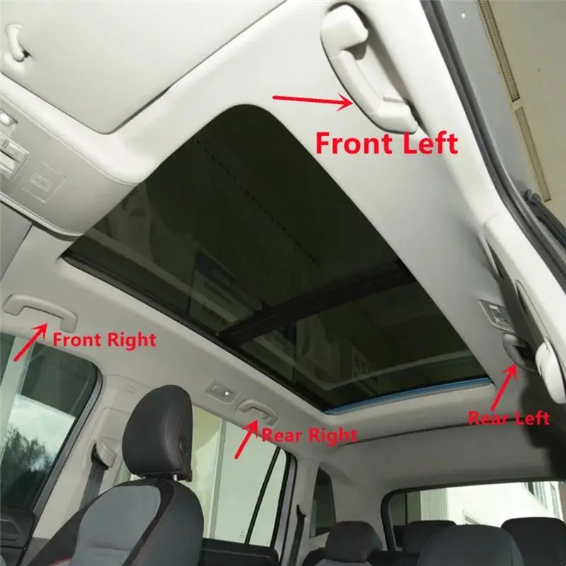 Easy To Use Rear Interior Roof Safety Handle Roof Pull Handle Ceiling Armrest Handrail For VW Tiguan MK2 2017 2018 5NG857643A Pa