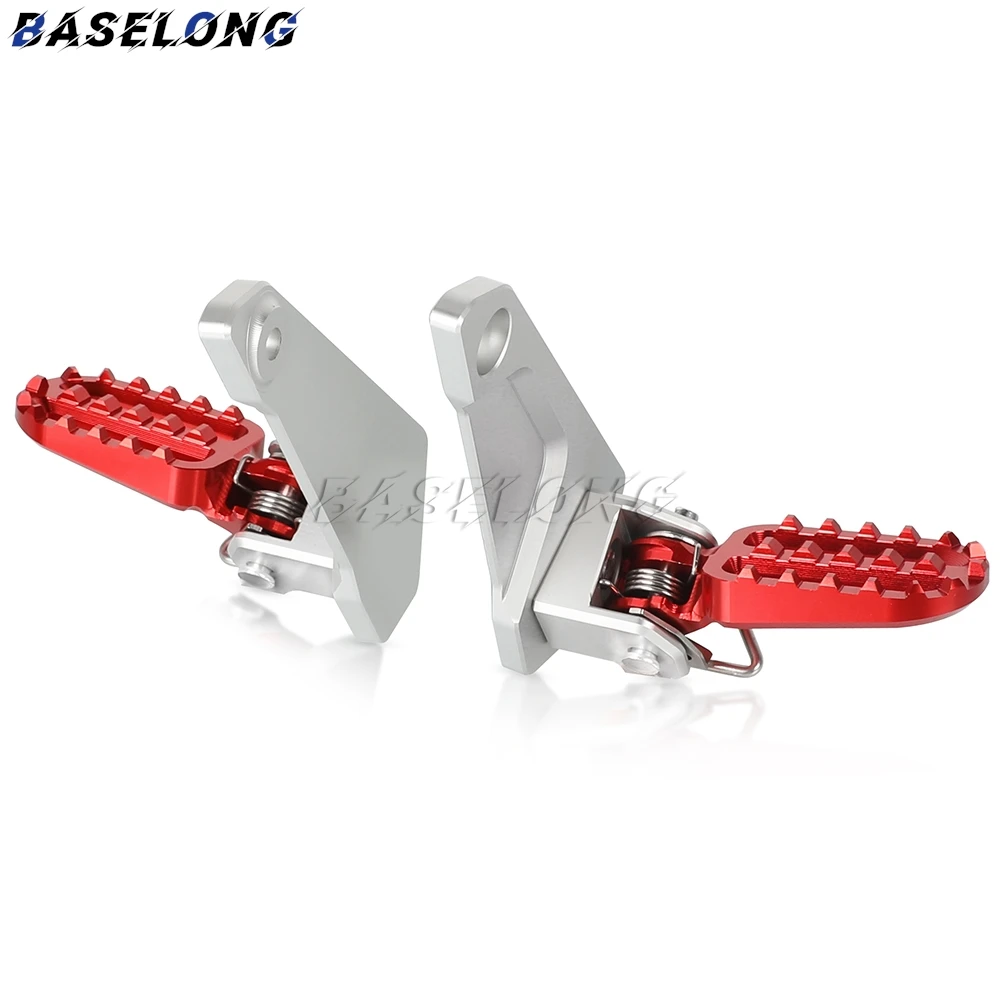 Motorcycle Accessories Rear Pedal Foot Stand Folding Footrests Passenger Footpegs For HONDA XADV