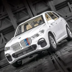 1:32 BMW X5 SUV Alloy Car Model Diecasts & Toy Vehicles Metal Toy Car Model Simulation Sound and Light Collection Gift