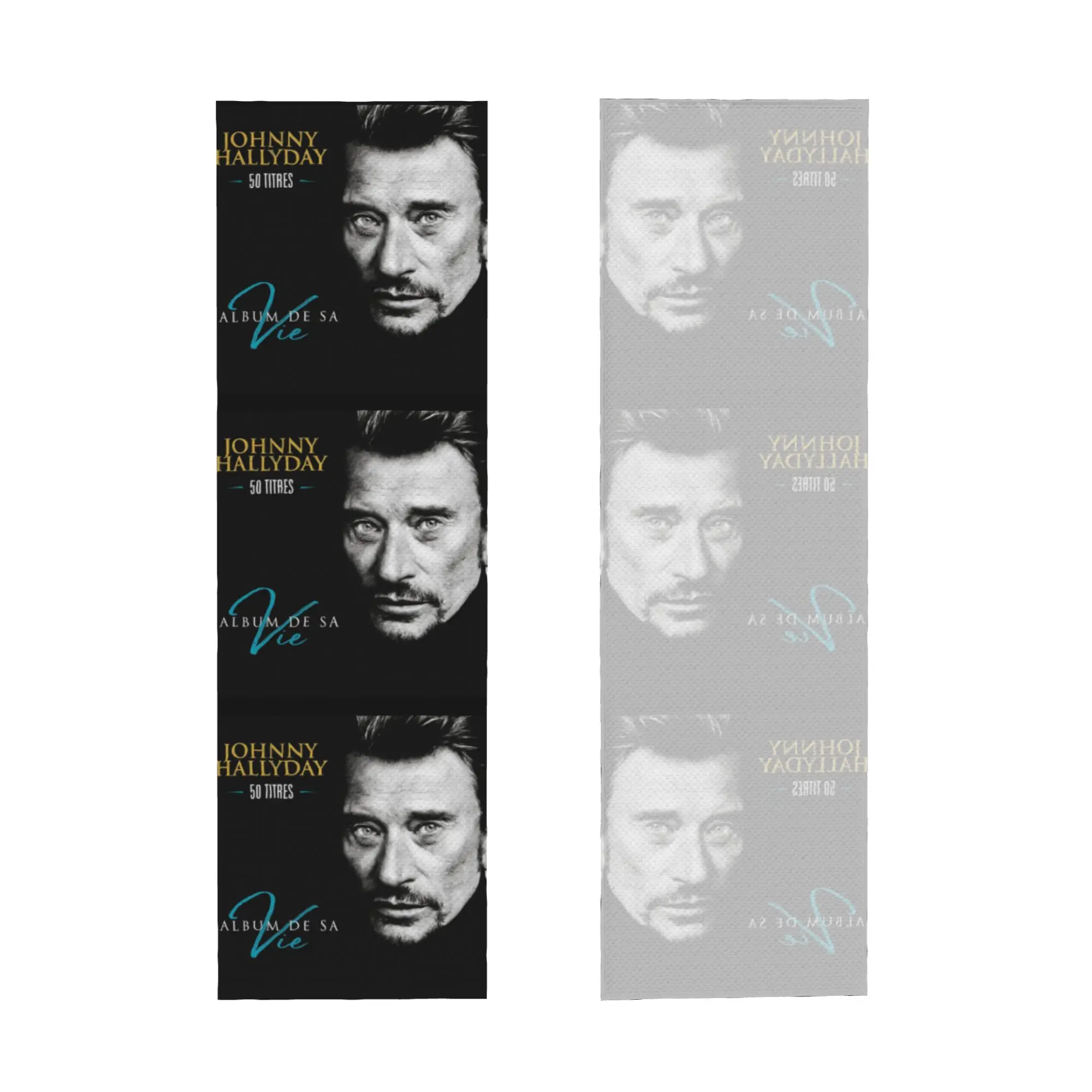 Johnny Hallyday French Rock Singer Cold Exercise Towel  Yoga And Fitness Running Activities Travelling Swimming Camping Towels