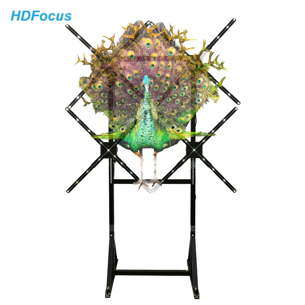 

3D Hologram Fan 2*2 Splicing Video 3D Hologram 3D Hologram Projector Fan