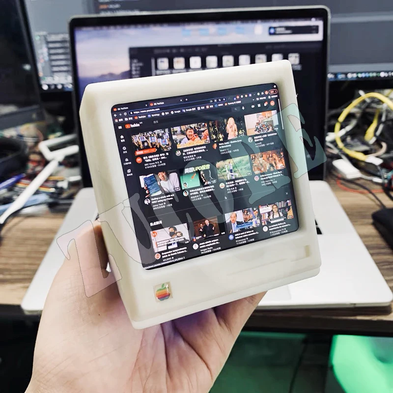 3.8 بوصة تلفزيون صغير ماكنتوش ريترو الكمبيوتر 423Ppi شاشة ثانوية شاشة خارجية رصد سطح المكتب زخرفة مع البطارية