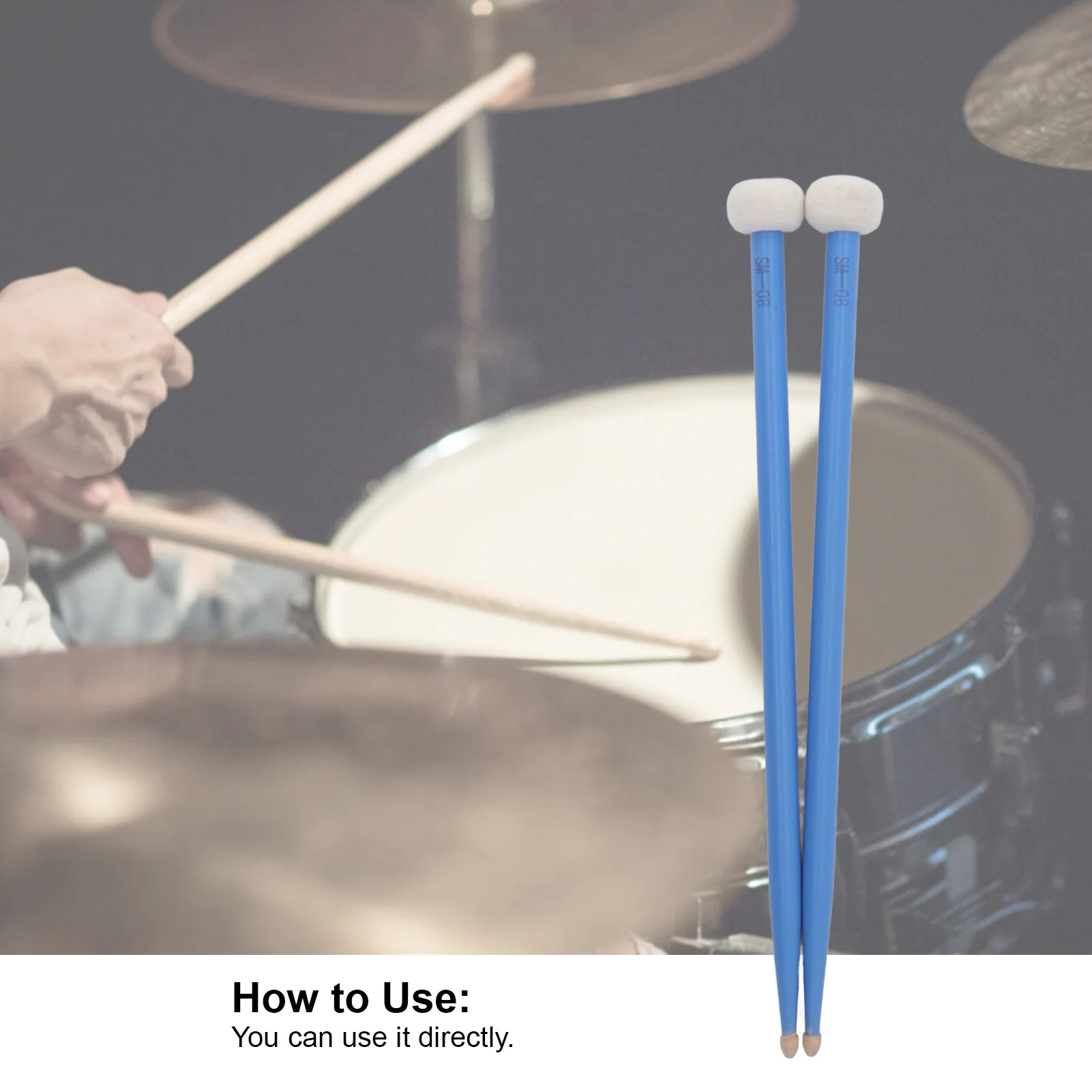 2 قطعة مطرقة طبلة ورأى رئيس مقبض خشبي عدم الانزلاق أداة مجموعة ملحقات للعب