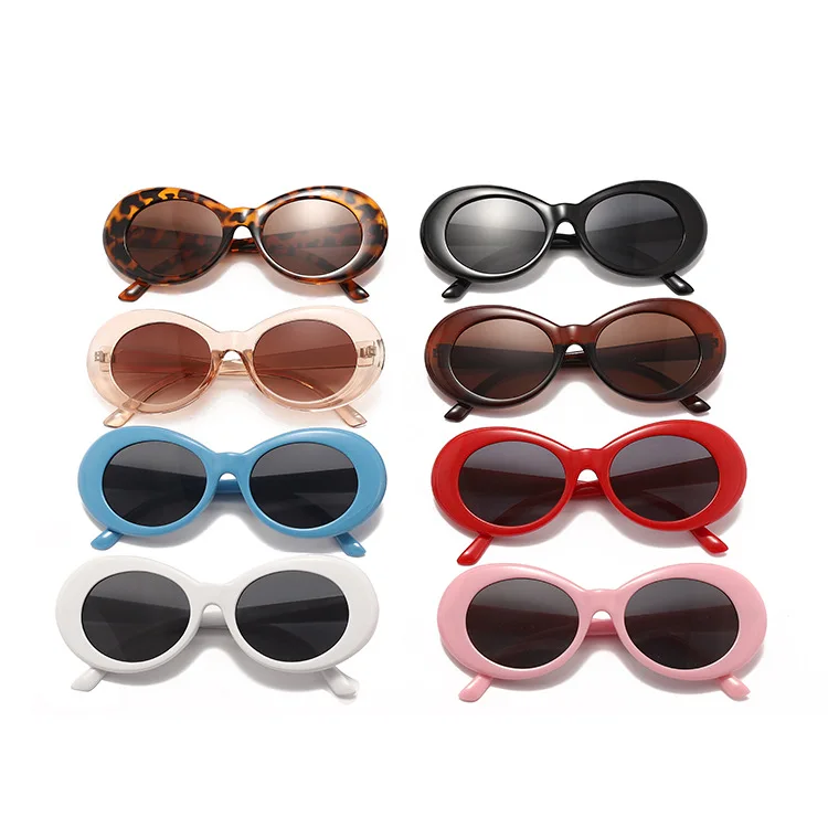 2023 European and American Oval Frame Personalized Sunglasses Fashion Trend Internet Celebrity Same Style Glasses Unisex