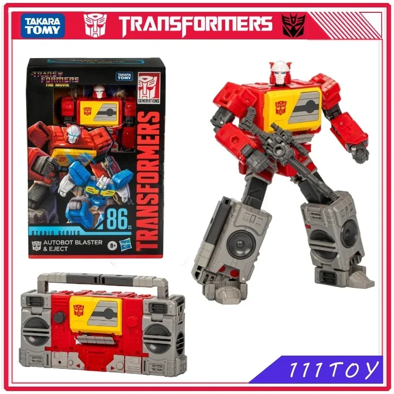 In Stock Takara Tomy The Movie1986 Transformers SS86-25 Autobot Blaster&Eject Anime Figure Robot Toy Action Figure Gifts Hobbies