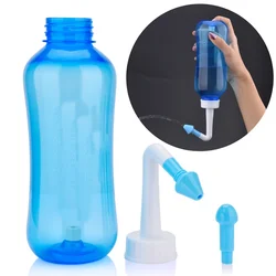 Nasal Wash Bottle 300ML Cleaner Sinusite Nose Protector Cleans Moistens Children Adults Avoid Allergic Rhinitis Pot Nose Care