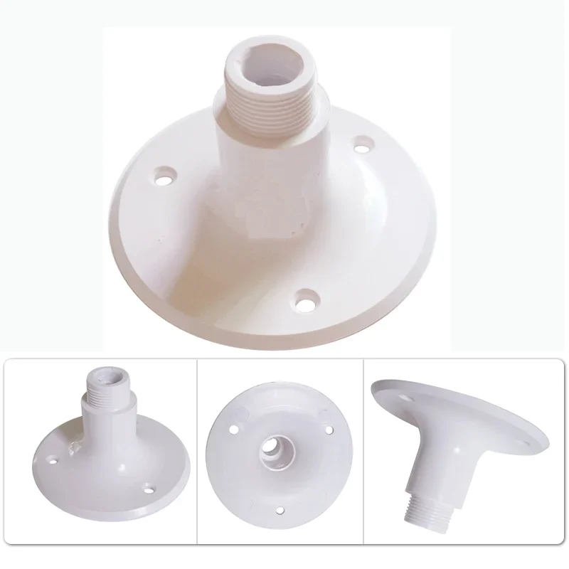 SZGCC Marine  Marine VHF GPS Antenna Mounts MARINE Boat Fixed Mount Antenna Base Injection Molded Nylon White