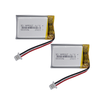 2pcs 3.7v 250mah 0.925Wh Li Lithium Battery 502030 Li-ion 3-wire JST 3pin1.0mm For DashCam GSP Mouse Bluetooth Speaker Headphone