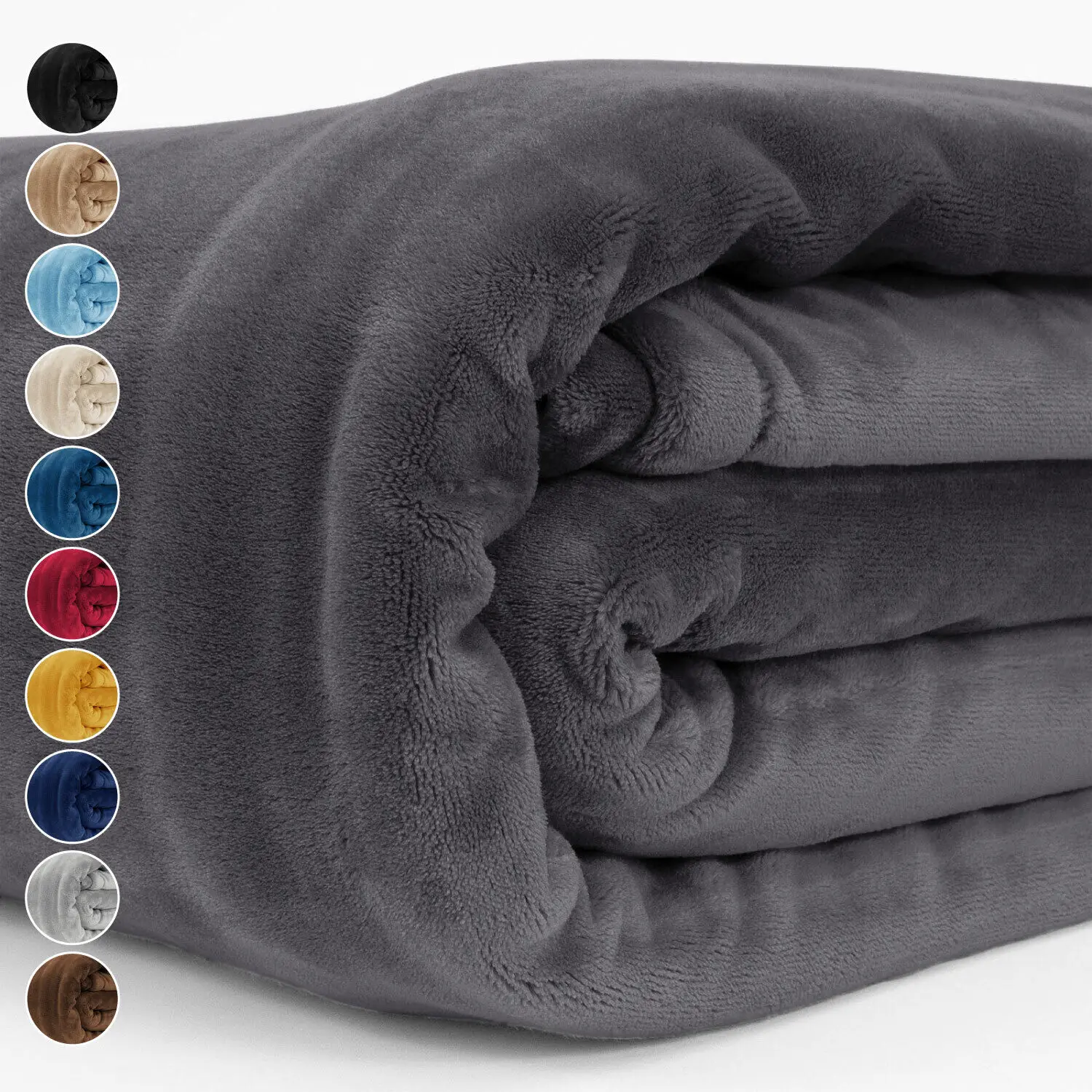 

Fleece Throw Blanket for Couch Sofa Bed Soft Lightweight Flannel Microfiber Plush Cozy Blankets and Throws for All Seasons