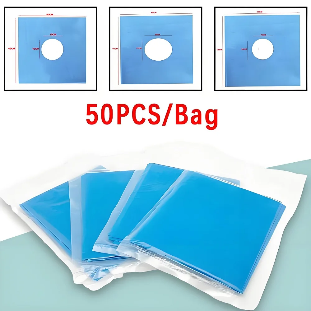 Blue Disposable Nonwoven Surgical Hole Sheets Sterile Drape for Dental Operating Environments Individually Packaged