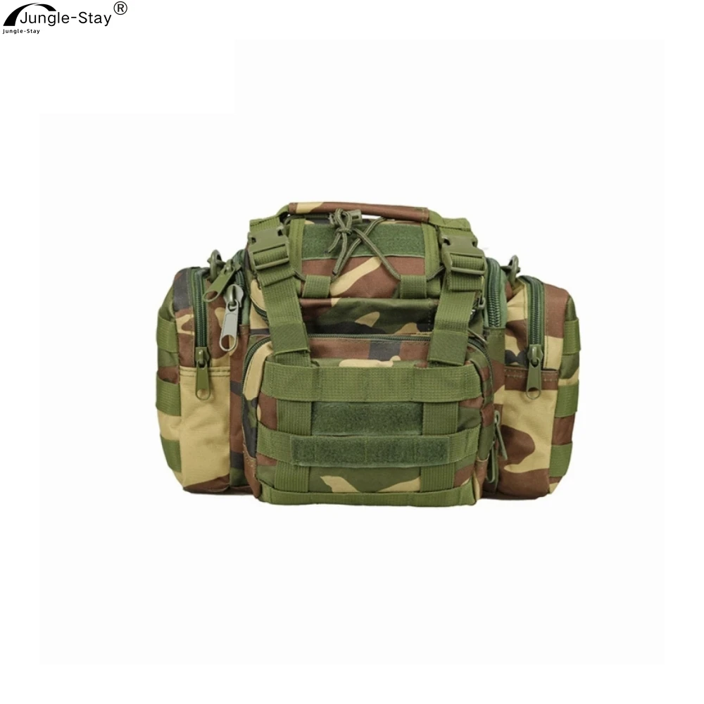 

Professional Camera Bag Anti-Resistant Nylon Camping Hiking Bag Camouflage Tactical Fitness Bag Larger Capacity Fishing Lure Bag