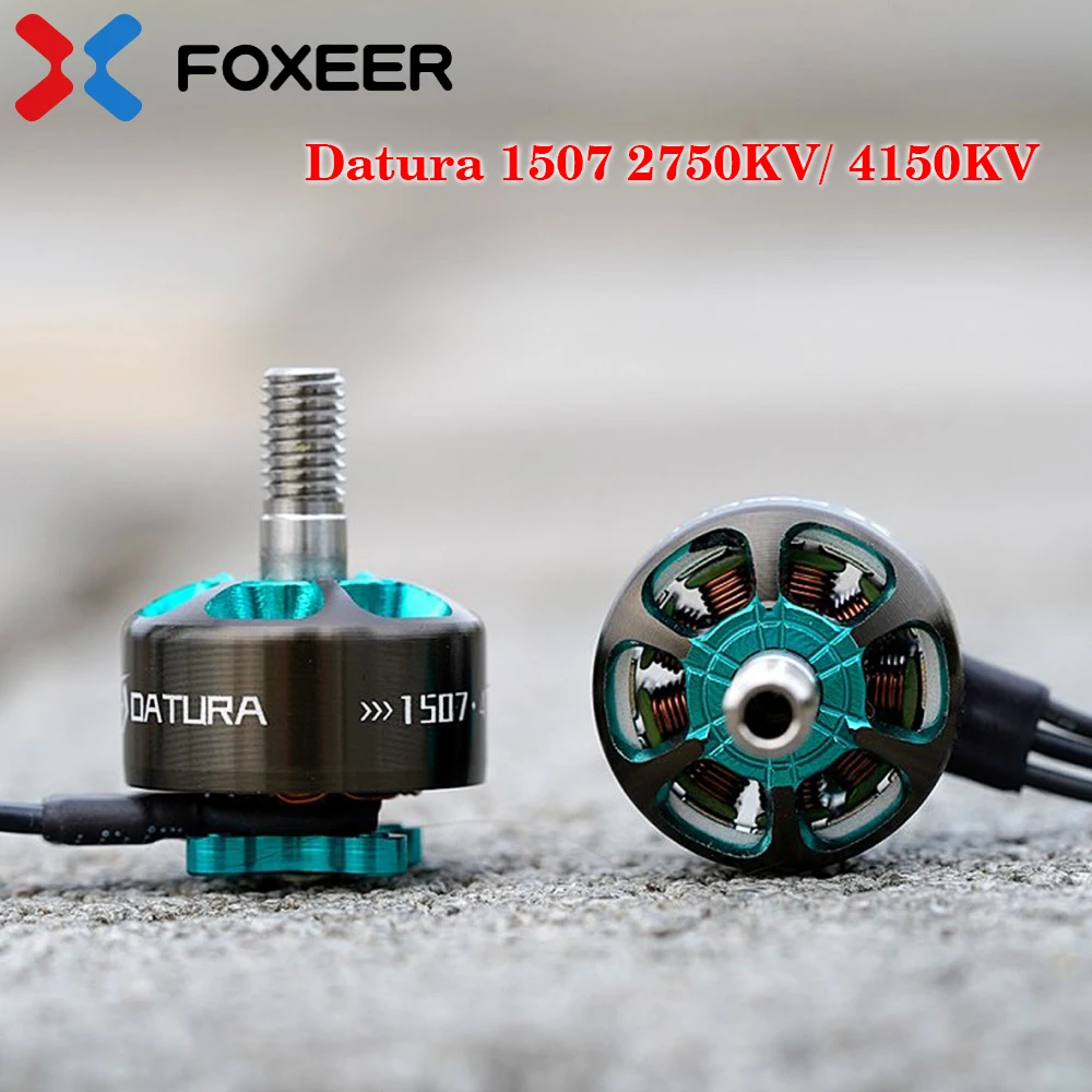 FOXEER Datura 1507 2750KV/ 4150KV 4-6S Brushless Motor Compatible 3-5inch Propeller for RC FPV Freestyle Cinewhoop Ducted Drone