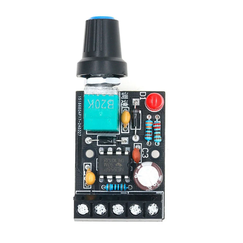 PWM Brushless Motor Speed Regulator 12V Server Fan Speed Governor 5A Stepless Motor Speed Controller Motor Speed Control Switch