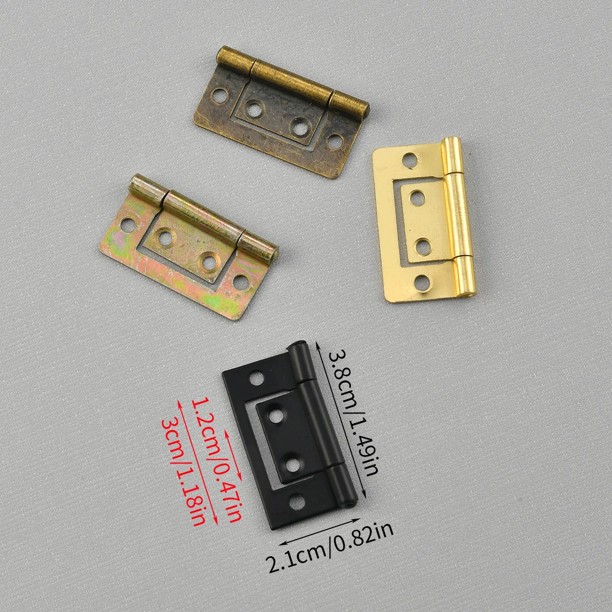 -1011 Mother and Child Iron Hinge Packaging Box Hardware Accessories Foreign Trade Hinge Small Hinge 38 * 21mm