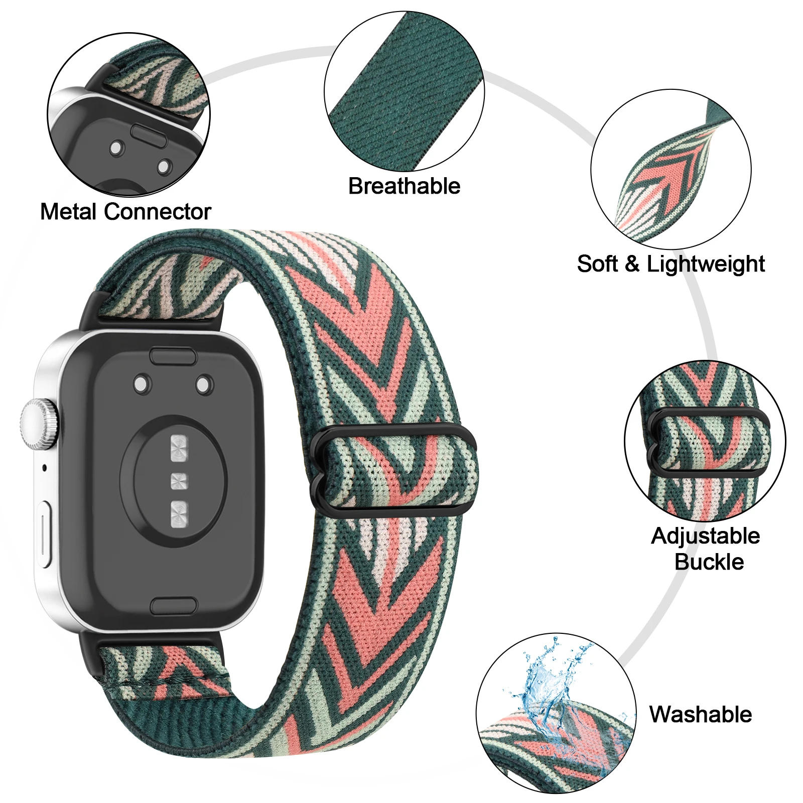 Cinturino in nylon elastico per Huawei Watch Fit 3 cinturino di ricambio per cinturino Huawei Watch Fit 3 accessori Correa