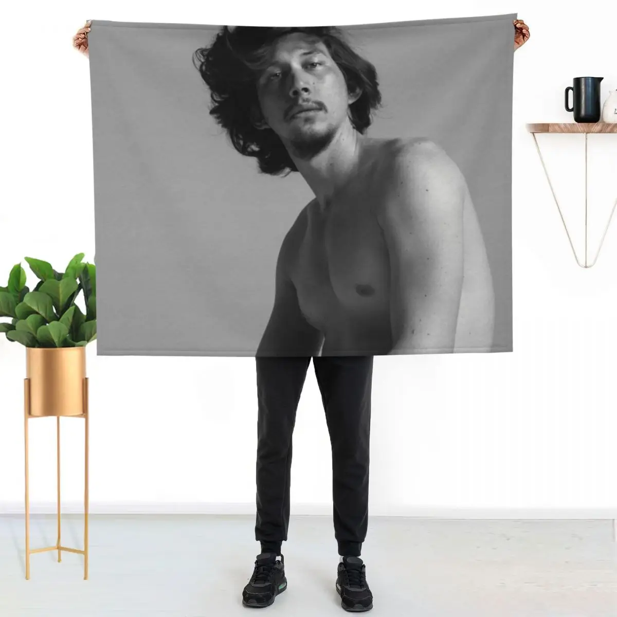 

Adam Driver Throw Blanket Soft Cozy Blanket for Pet Kids Adults