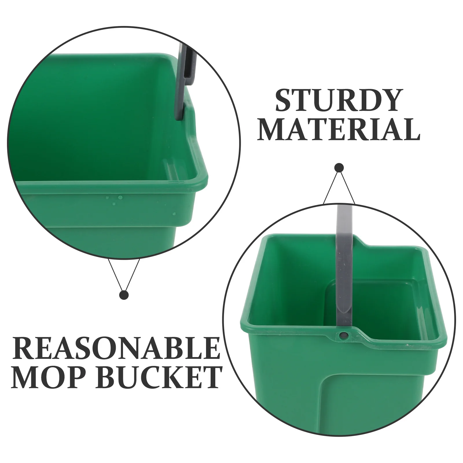 

Cleaning Bucket Plastic Water Bucket For Home Office Dormitory Portable Multipurpose Mop Laundry Garden Storage Pail