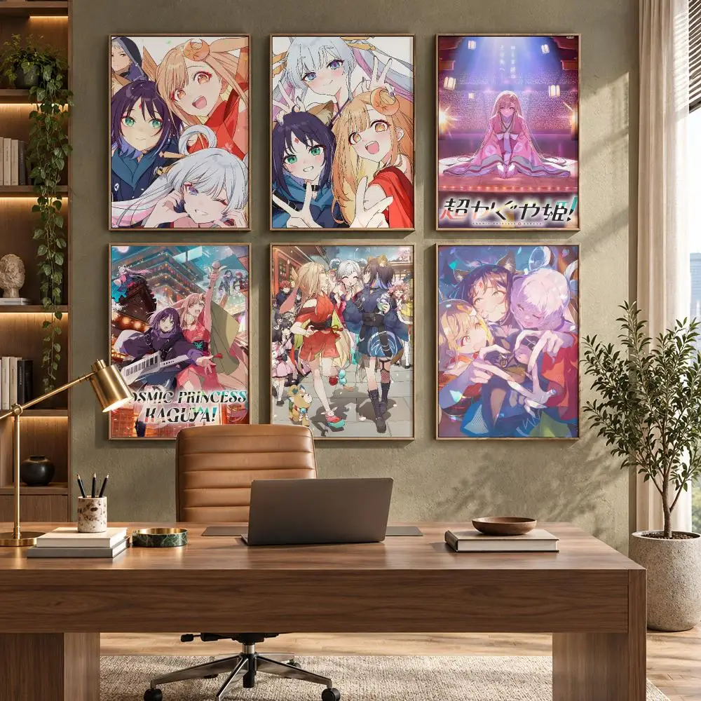 Fantasy Anime C-Cosmic Princess Kaguya Poster HD Waterproof Wall Decal for Study, Living Room & Garage, Great Gift for Fans