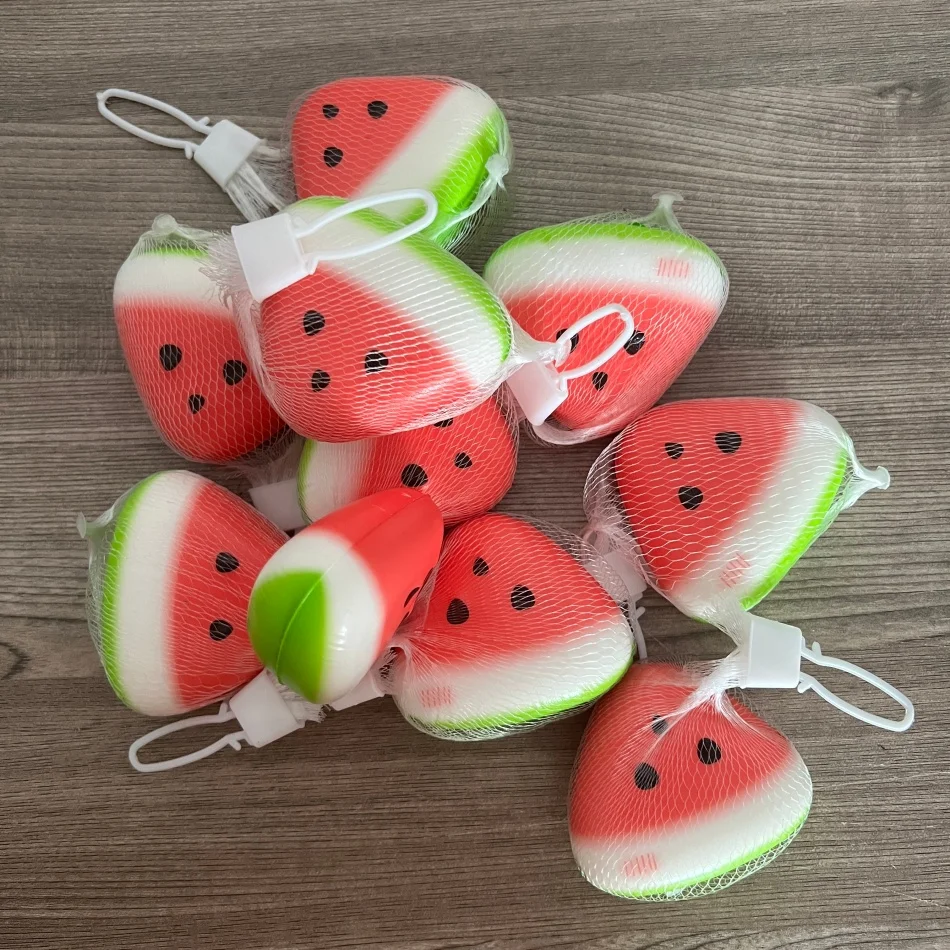 Cute Melon Shaped Toy Slowly Rebounds To Relieve Stress Pressure Resistant Stress Relief Toy