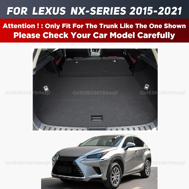 For Lexus NX series 200 200T NX300 NX300h 2015-2026 2025 2024 2023 2022 21 20 19 18 17 16 3D Car Trunk Mat Cargo Liner Carpet