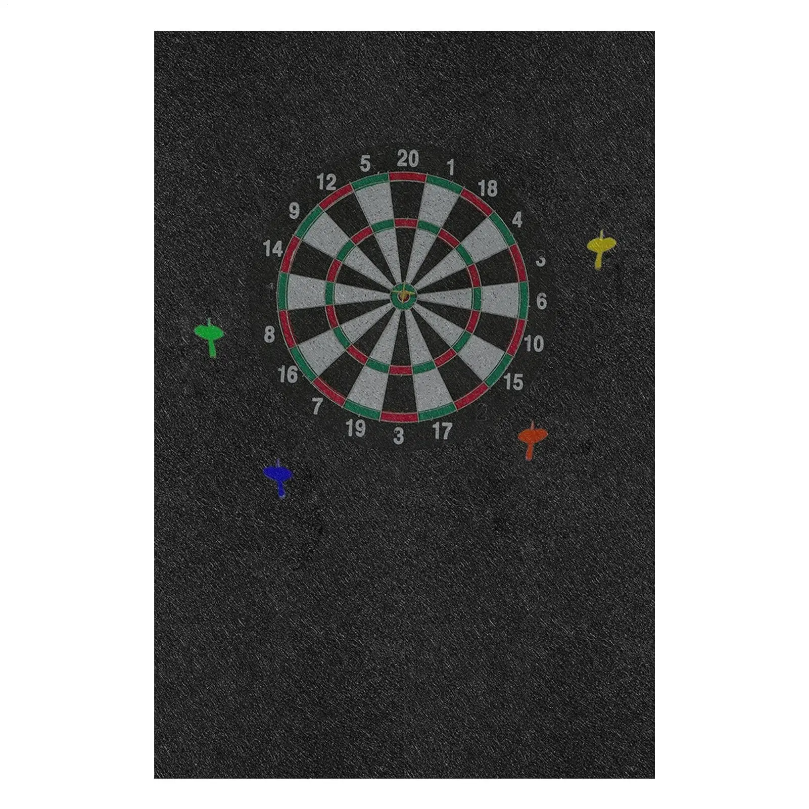 

Dart Board Backing Wall Protector Large Felt Wall Tiles Dart Board Backer Large Backer Board with Professional Design for Dart