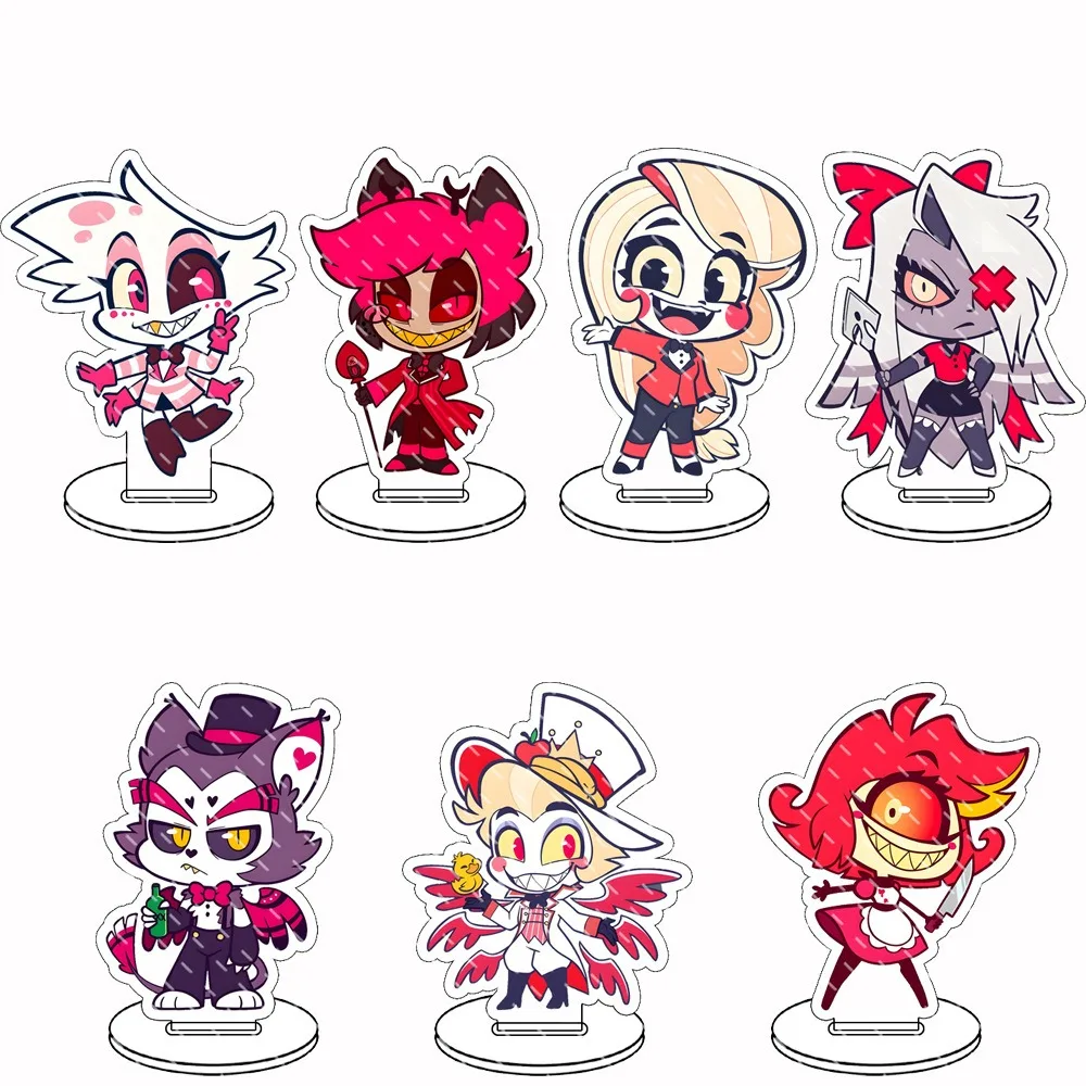 

For Hazbin Hotel Anime Character 10CM Acrylic Standee Charlie Morningstar Vaggie Alastor Niffty Lucifer Morningstar Holiday Gift
