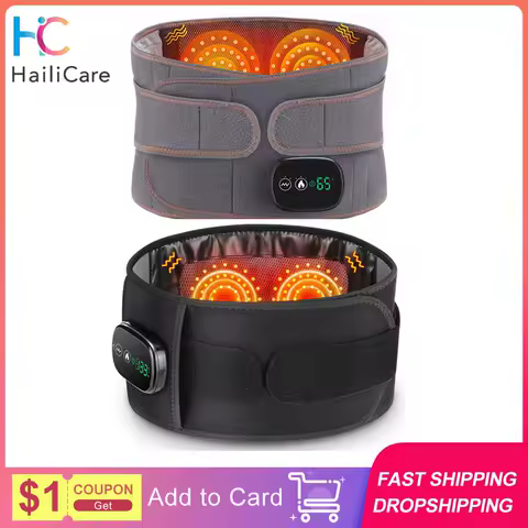 Calor lombar cinta suporte massageador cintura massageador volta cinto cuidados com a saúde material confortável para trabalhadores de escritório uso doméstico