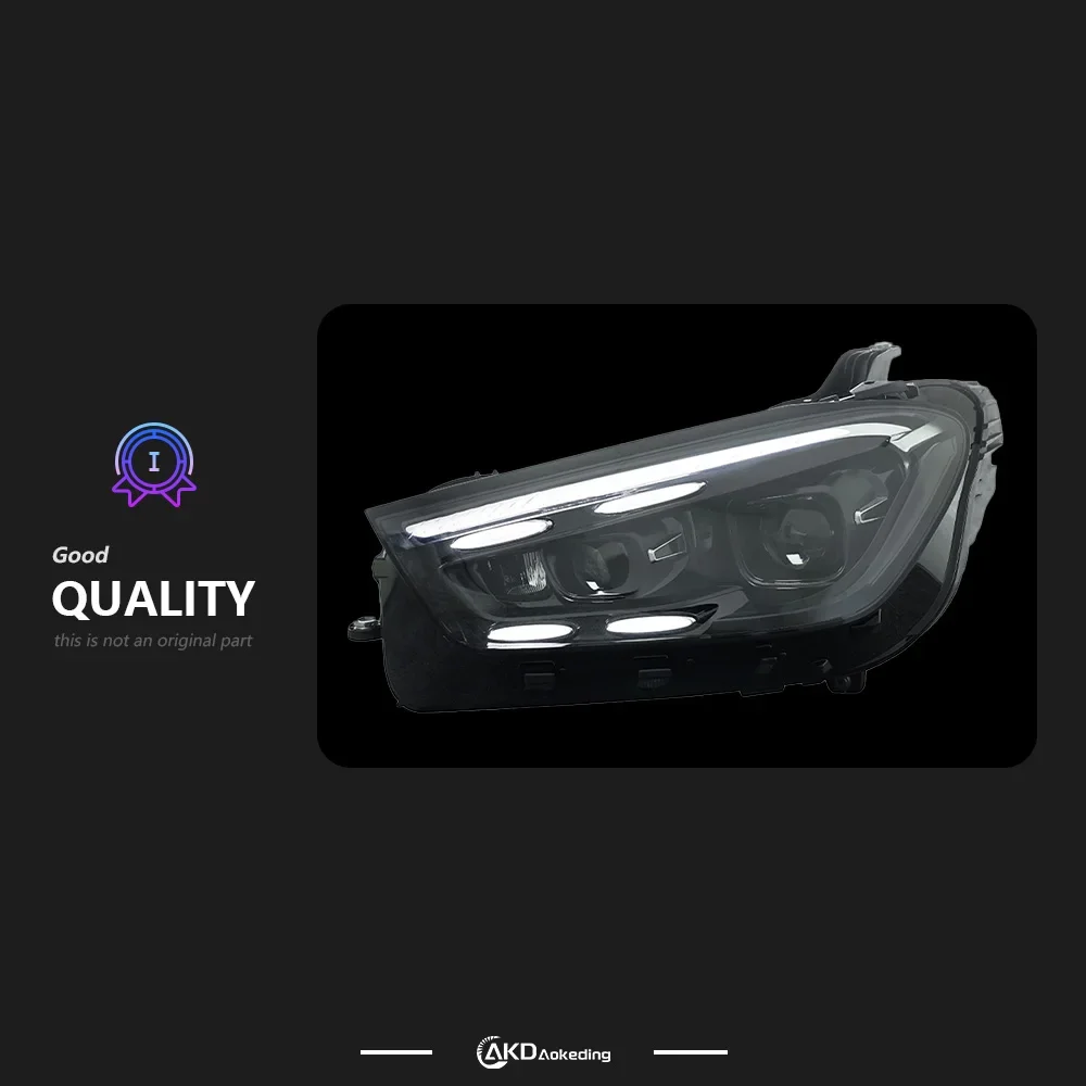 Car Headlights for Benz V167 GLE LED Headlight Projector Lens 2018-2023 GLE 350 Head Lamp GLE 400 Front Drl Automotive Accessory