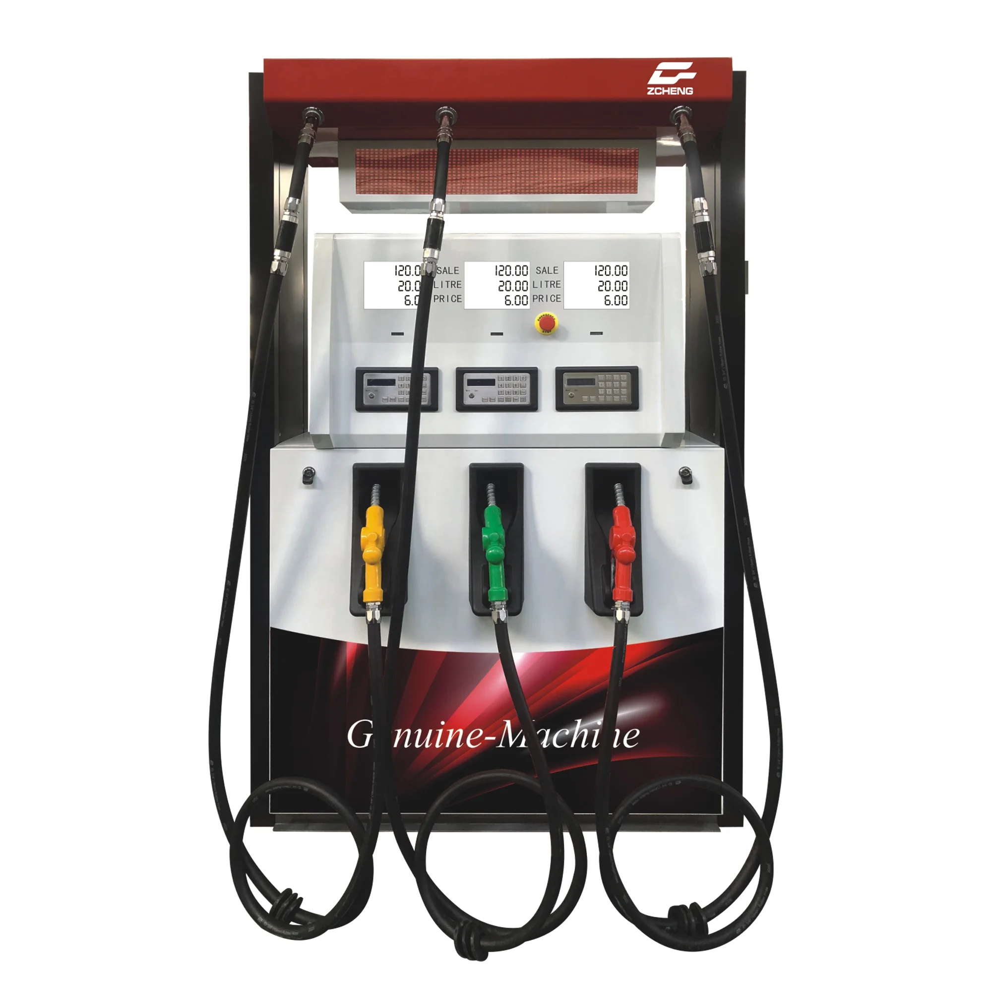 

Three Products Six Nozzles Fuel Dispenser Automatic Nozzle Electric Diesel Dispenser