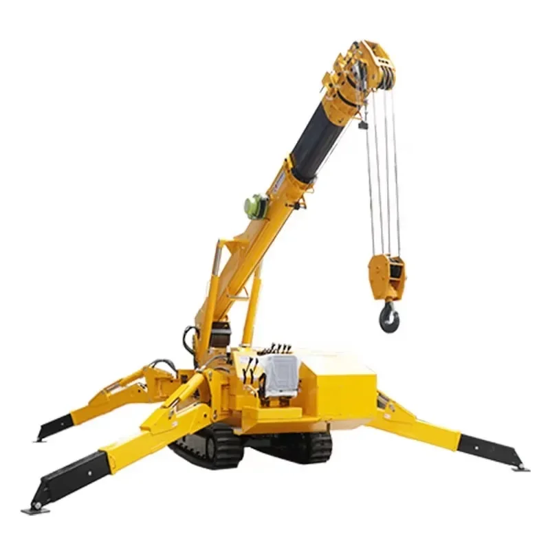 Stable and Safe 14ton Electric Spider Crane 24.5m Crane Lifting Equipment