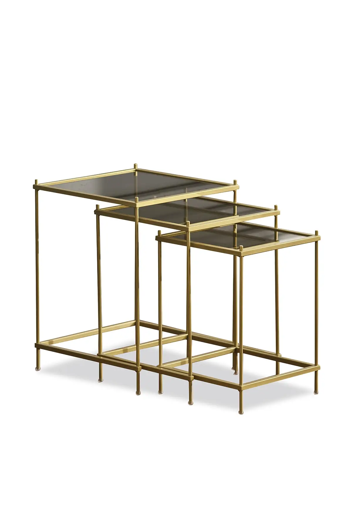 

DOLBOVI Brad 3-piece Metal Zigon side Coffee Table Coffee Table