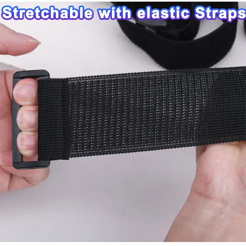 3/5PCS Adjustable Hook and Loop Fastener Tape for Cords
