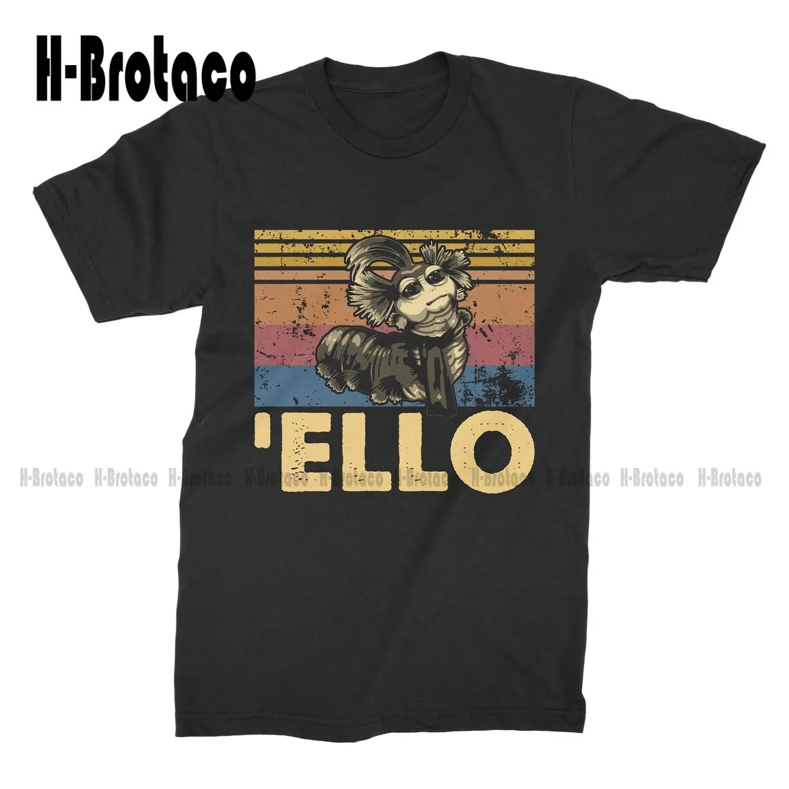 Ello Worm Labyrinth Vintage Retro Unisex T-Shirt T Shirt Custom Aldult Teen Unisex Digital Printing Tee Shirts Xs-5Xl