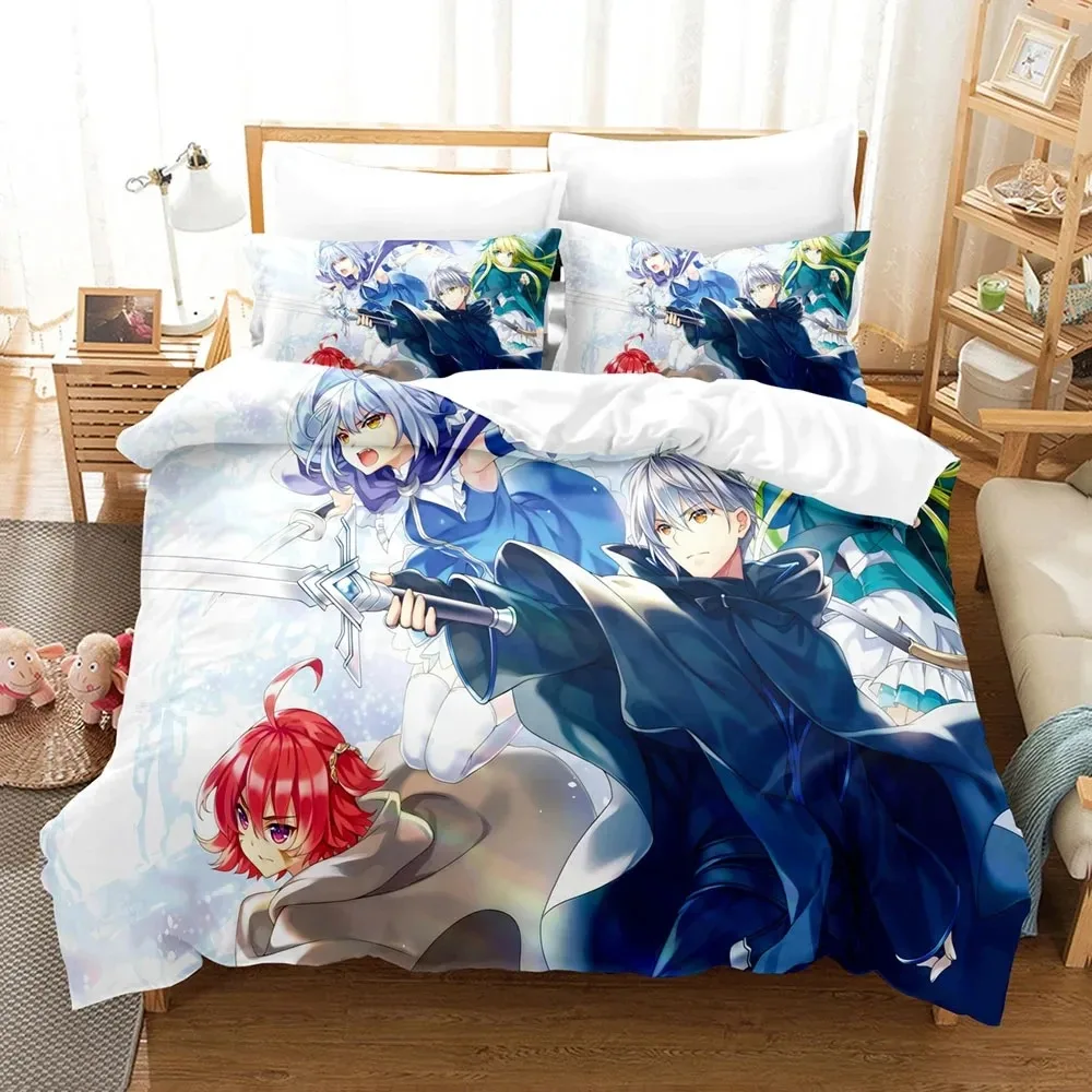 Anime Seirei Gensouki Bedding Set Boys Girls Twin Queen Size Duvet Cover Pillowcase Bed Kids Adult Fashion Home Textileextile